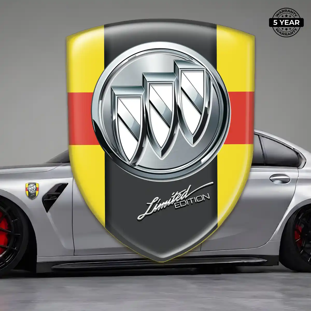 Buick Gel Emblem Sticker Resin Luxe