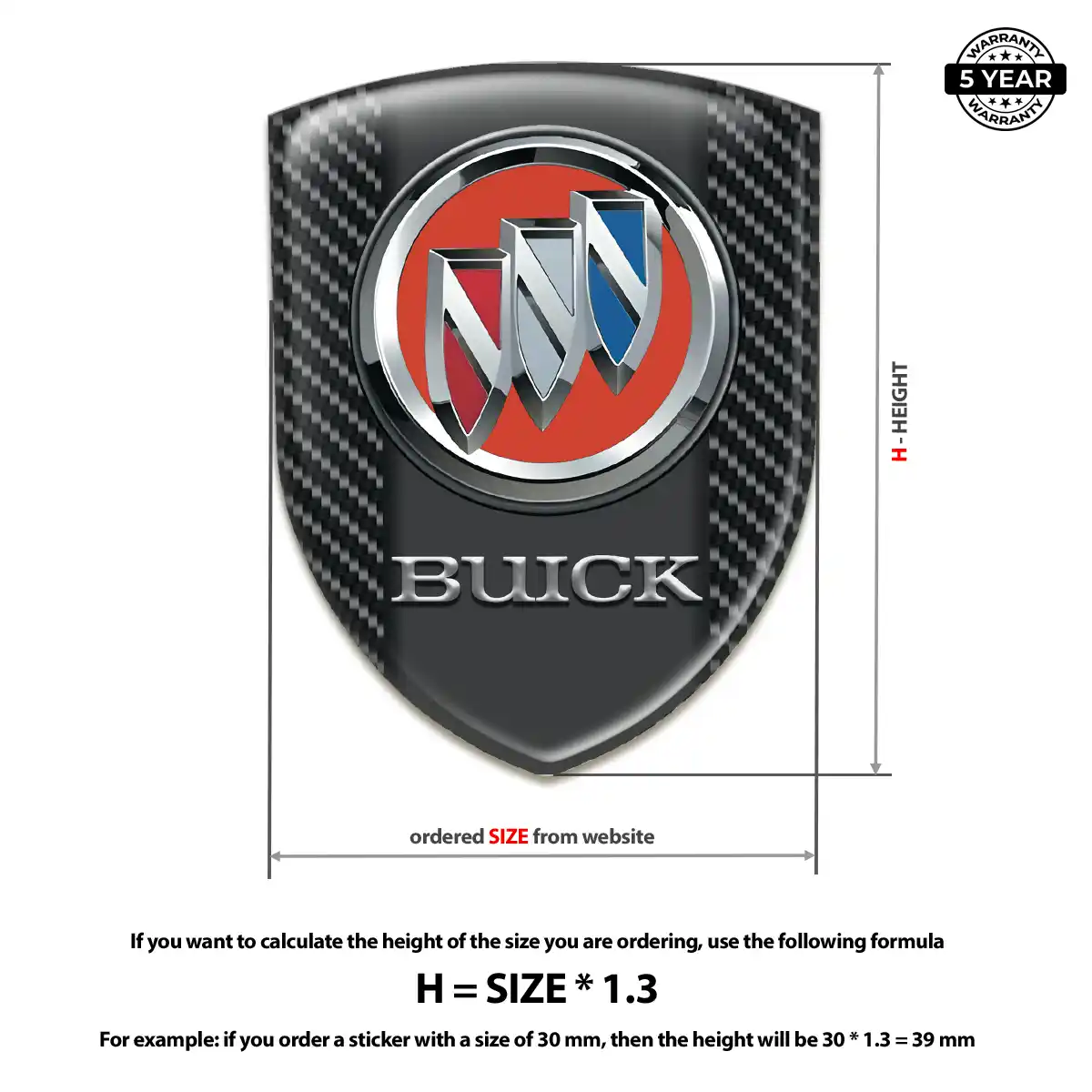 Buick Logo Badge Deluxe Edition