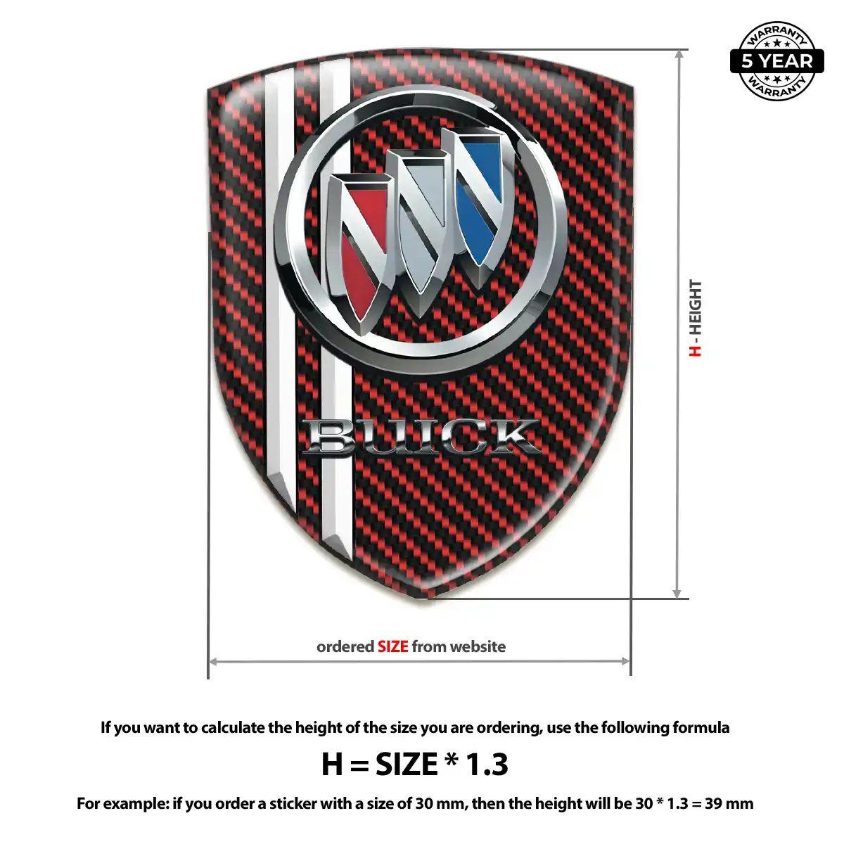 Buick Logo Badge Opulent Line