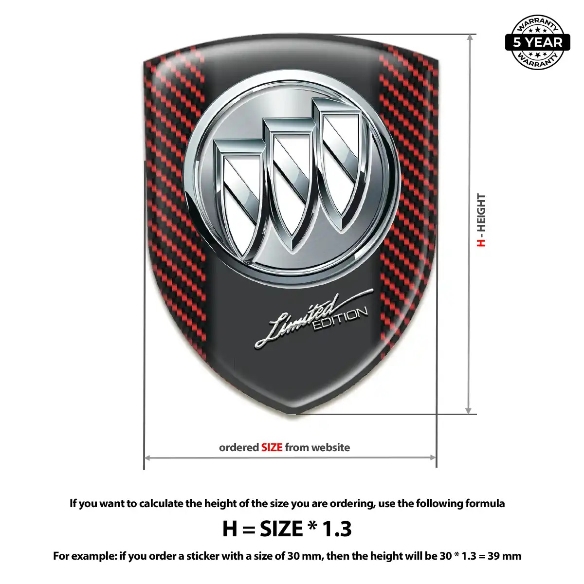 Buick Logo Badge Prestige Line