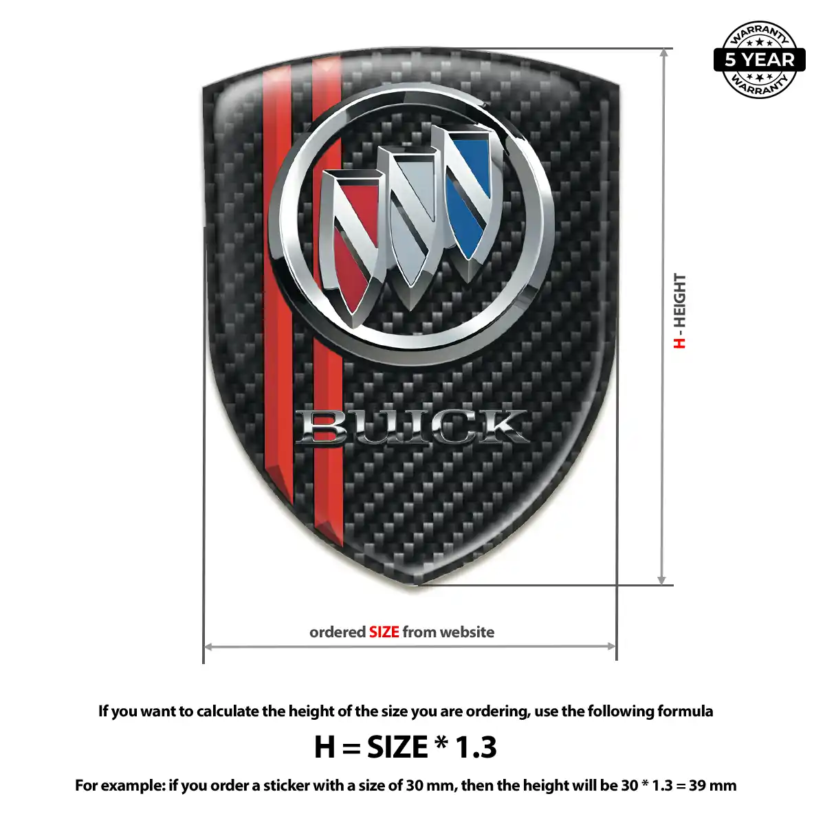 Buick Logo Badge Signature Grade