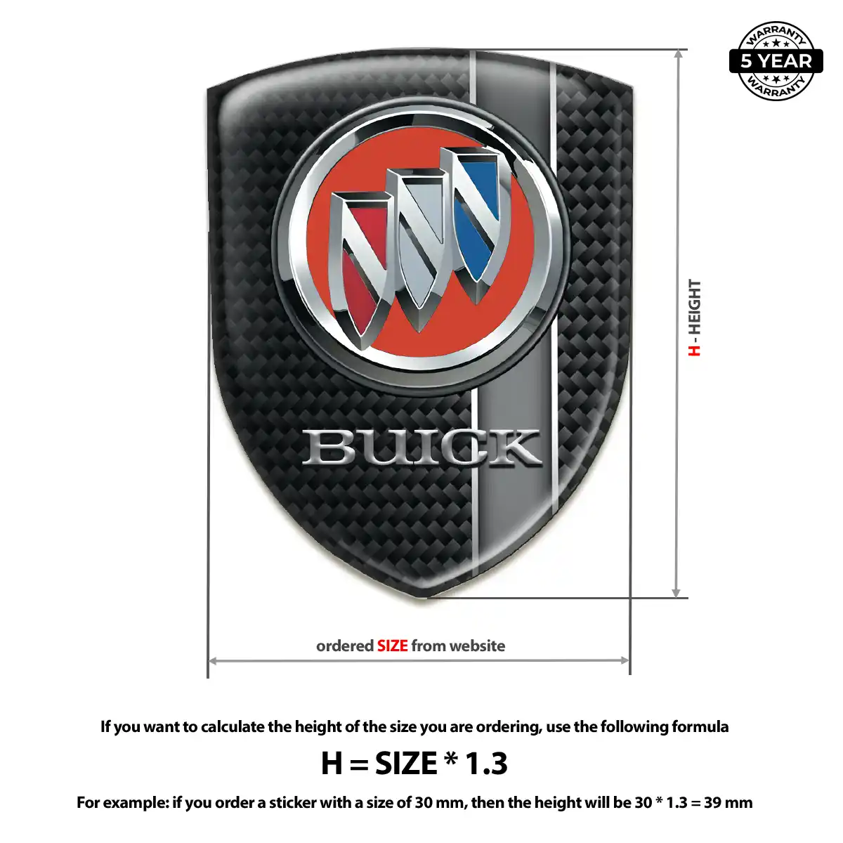 Buick Logo Emblem Deluxe Edition