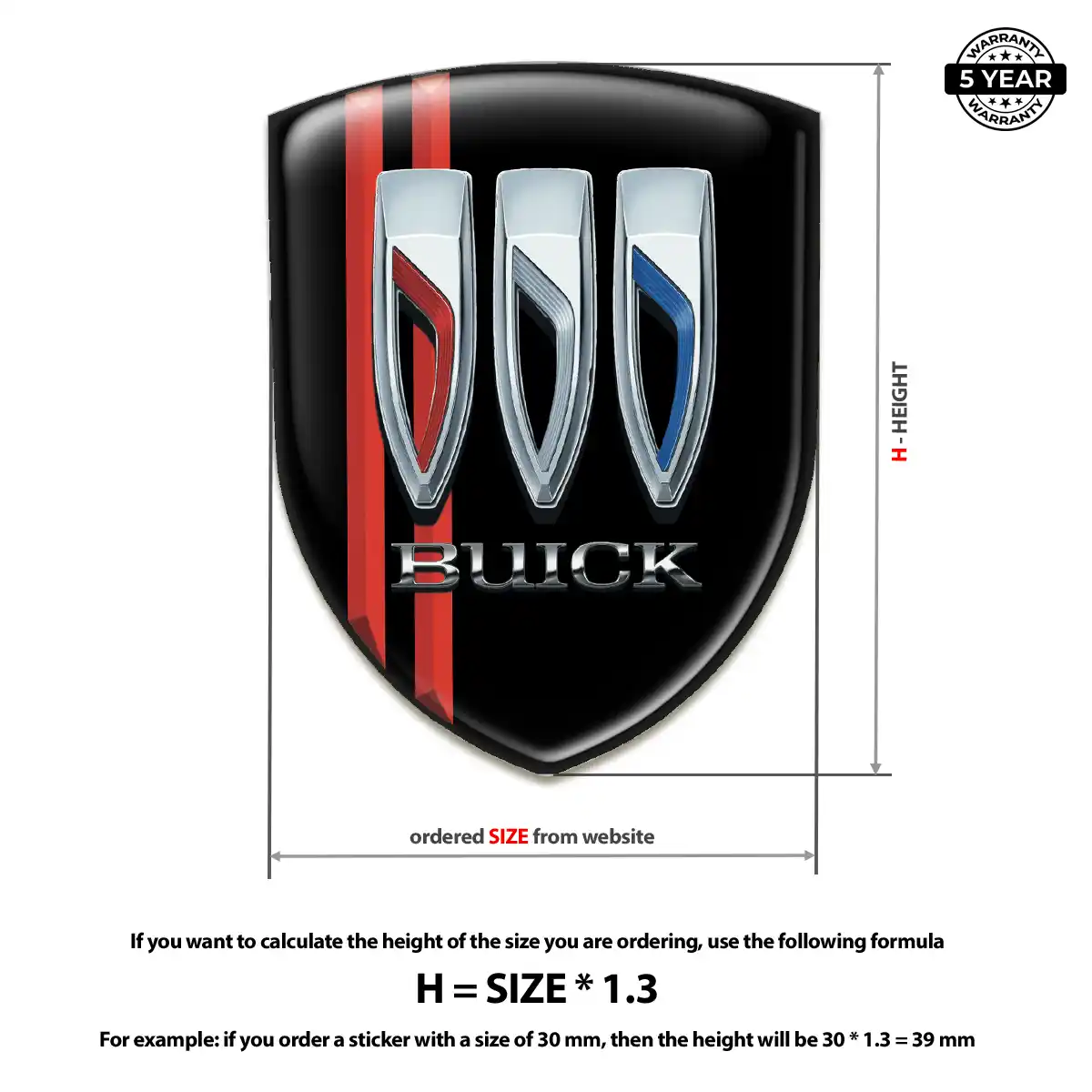 Buick Logo Emblem Prime Quality