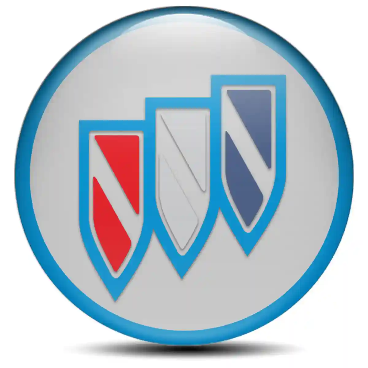 Buick Logo Silicone Emblem Self-Adhesive Premium Edition
