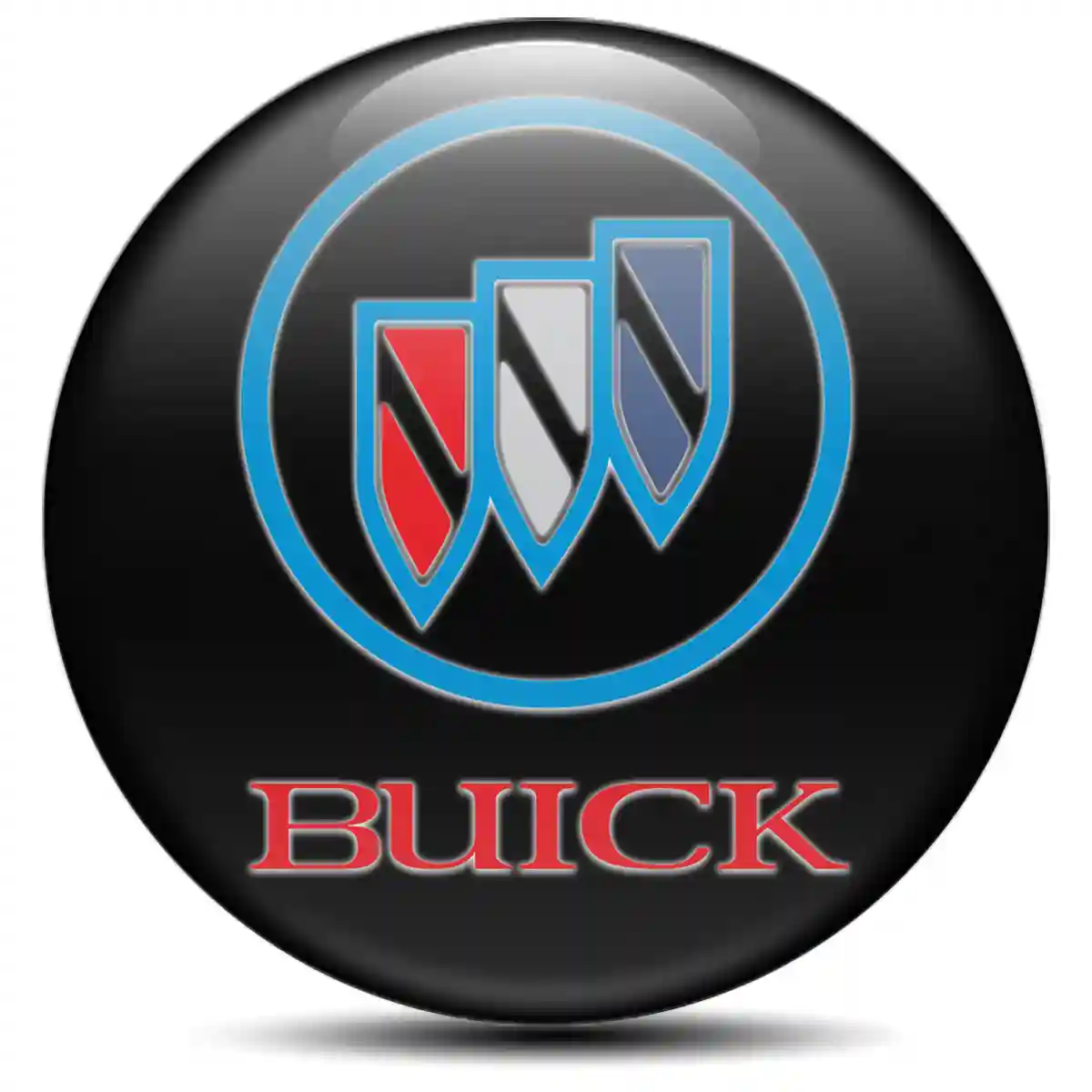 Buick Logo Silicone Emblem Self-Adhesive Premium Quality