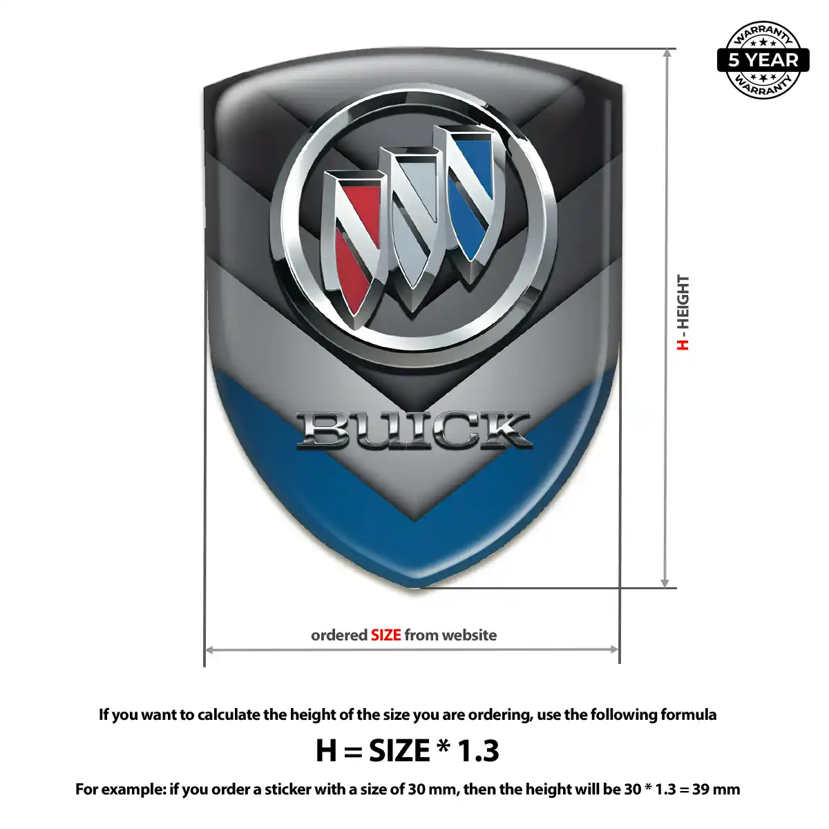 Buick Logo Sticker Noble Edition