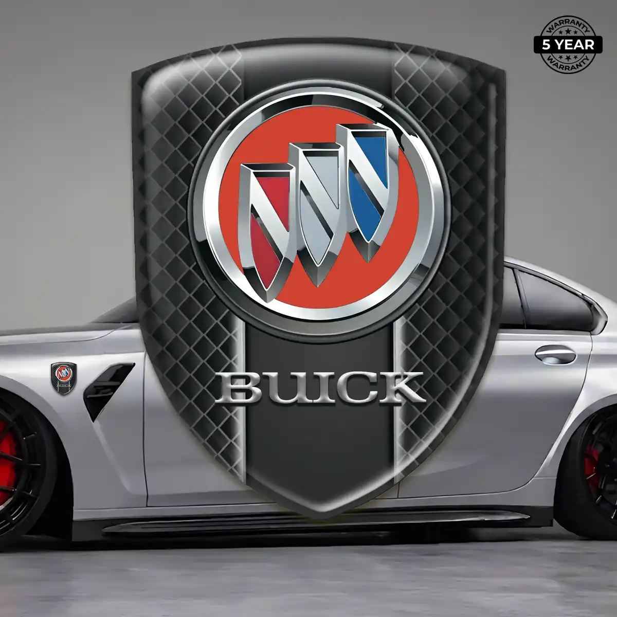 Buick Polyurethane Domed Sticker Elite Finish