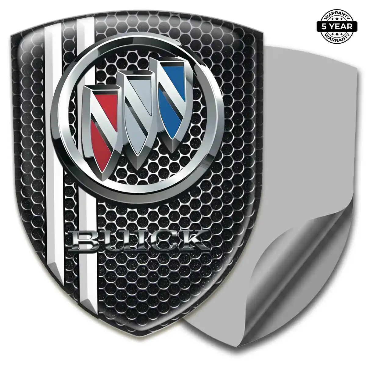 Buick Polyurethane Domed Sticker Interior Luxe