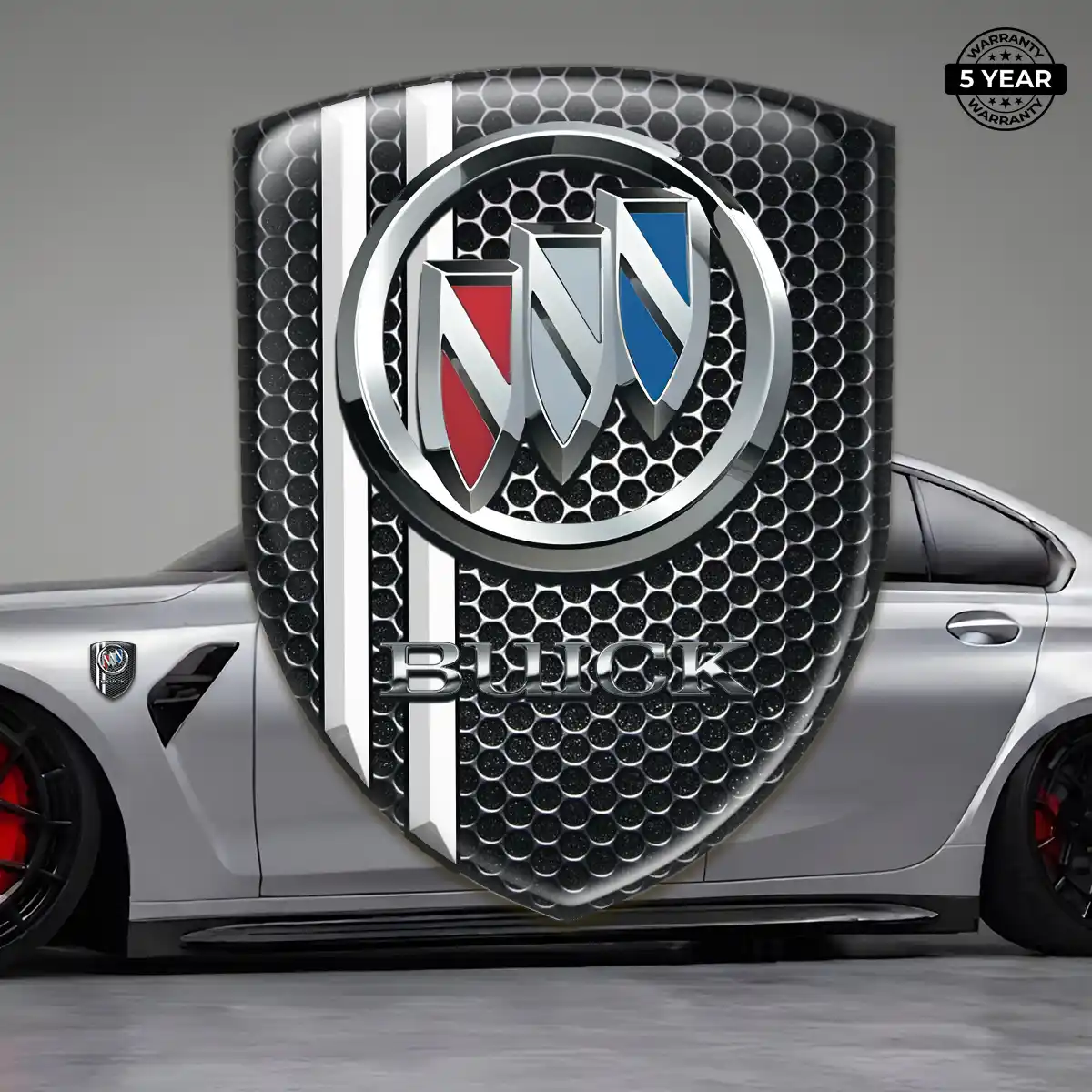 Buick Polyurethane Domed Sticker Interior Luxe