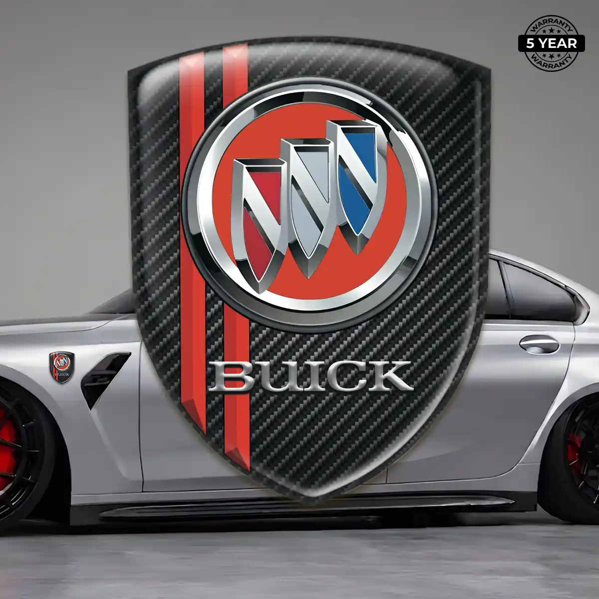 Buick Polyurethane Domed Sticker Refined Design