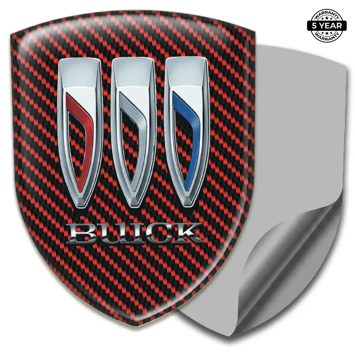 Buick Polyurethane Domed Sticker Resin Elite