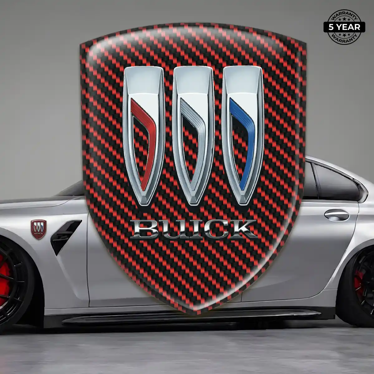 Buick Polyurethane Domed Sticker Resin Elite