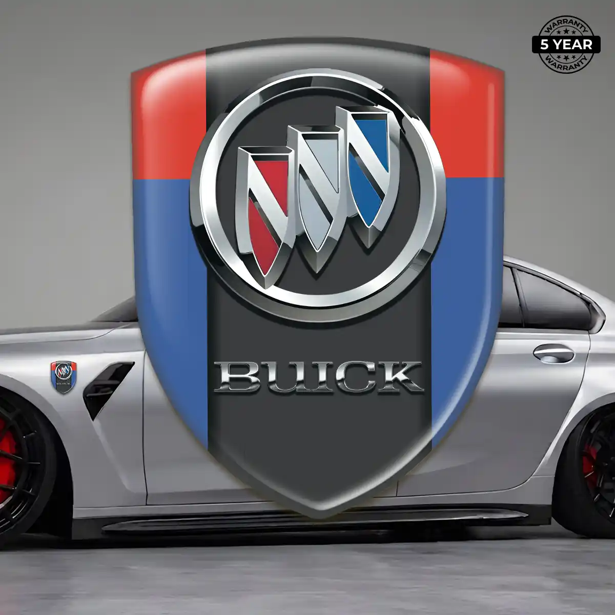 Buick Polyurethane Domed Sticker Resin Luxe