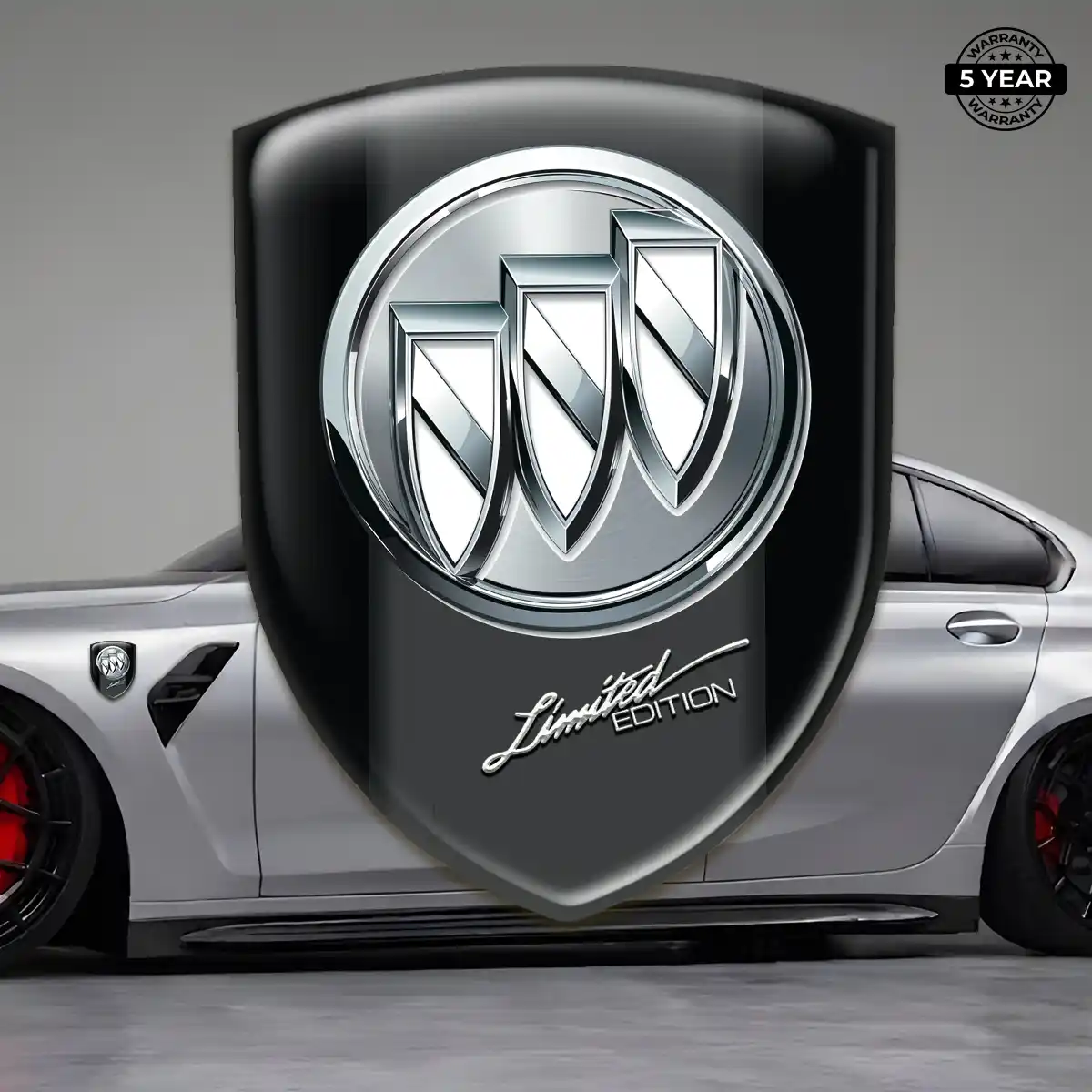 Buick Resin Badge Sticker Refined Design