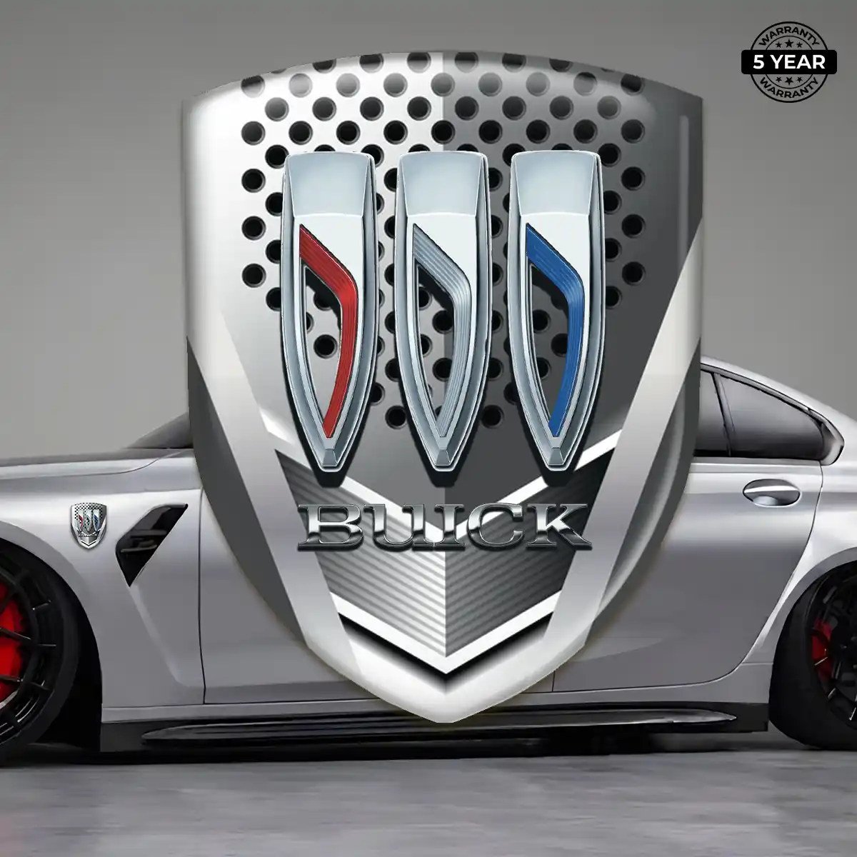 Buick Resin Domed Sticker Opulent Line