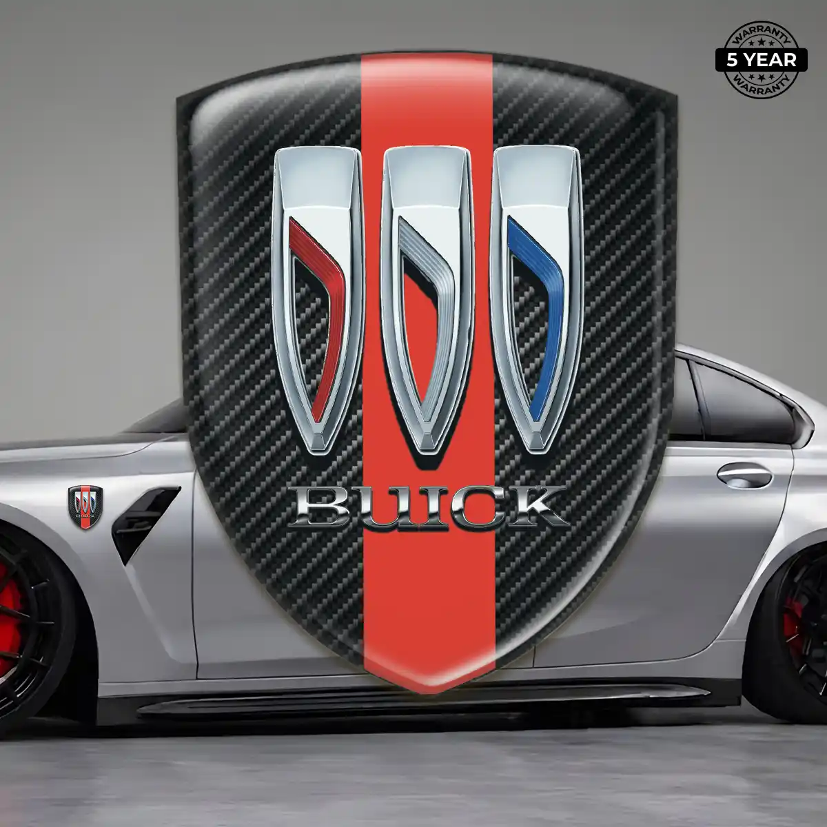 Buick Resin Domed Sticker Premium Dome
