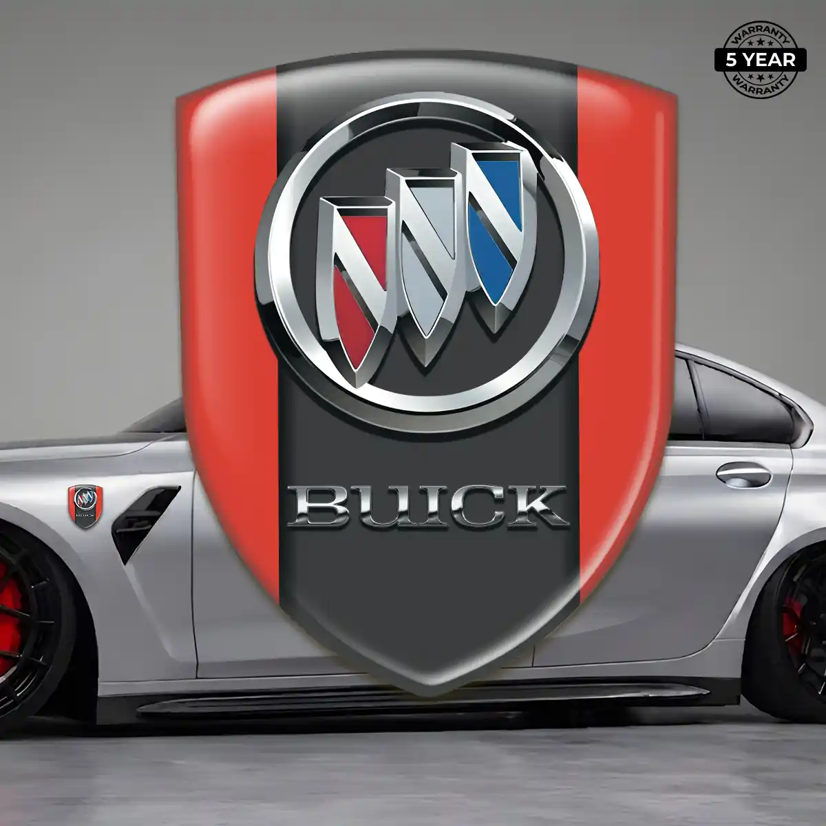 Buick Resin Domed Sticker Refined Design