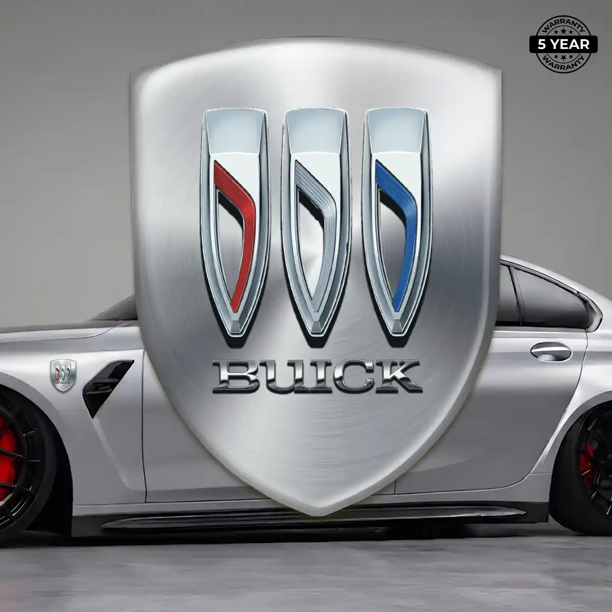 Buick Resin Emblem Sticker Deluxe Edition