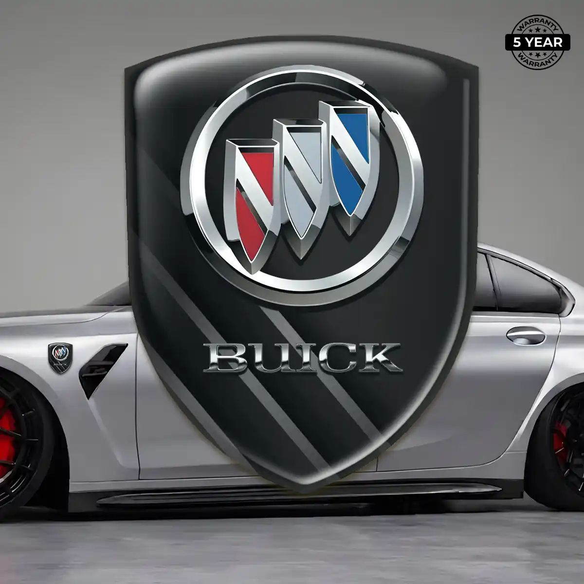 Buick Resin Emblem Sticker Premium Dome