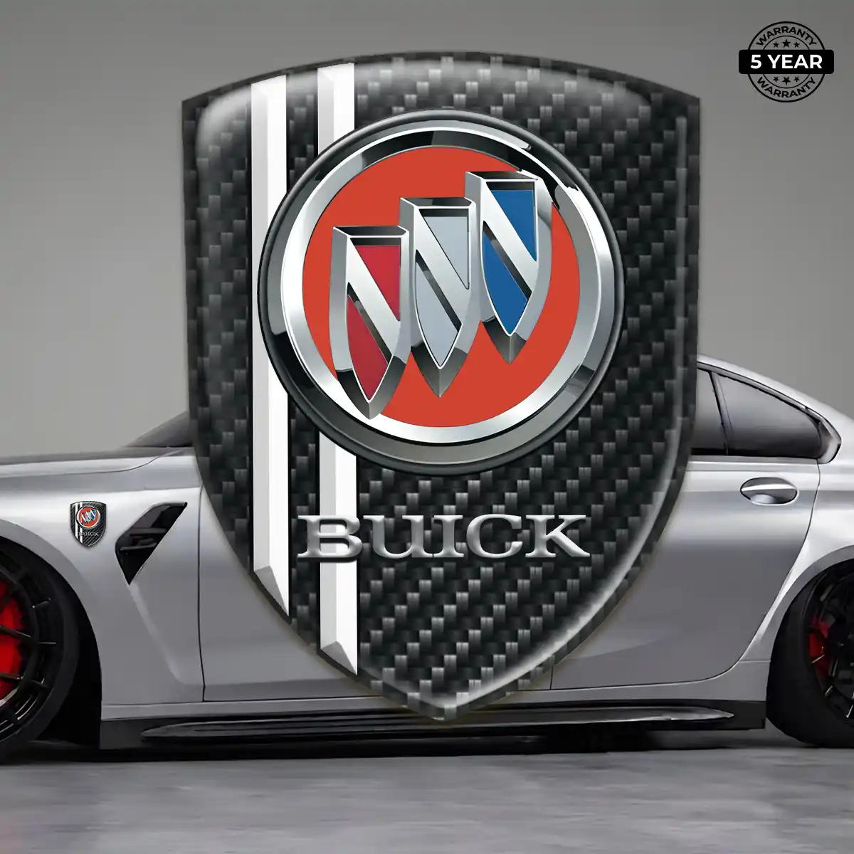 Buick Self Adhesive Emblem Sticker Premium Dome
