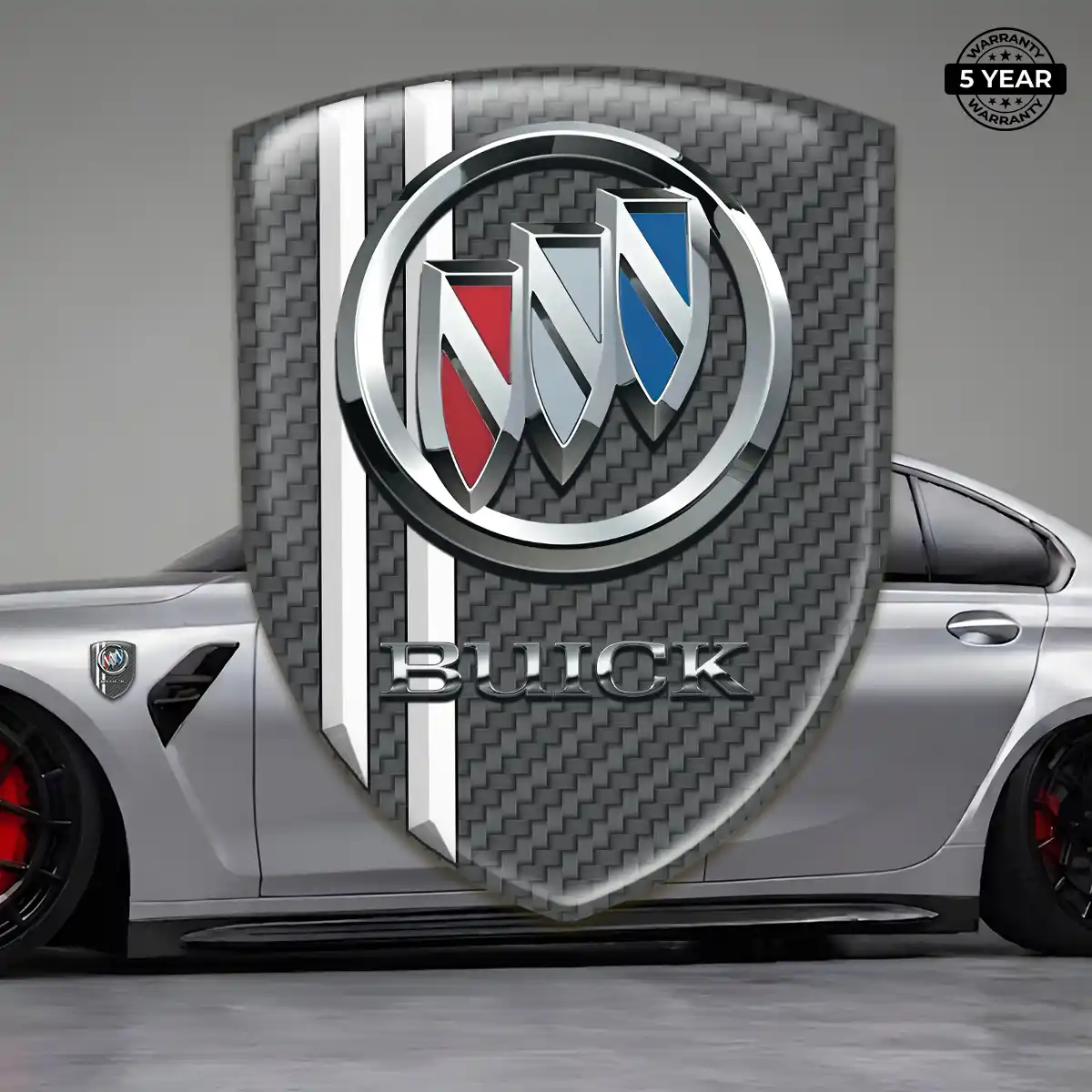 Buick Self Adhesive Emblem Sticker Refined Design