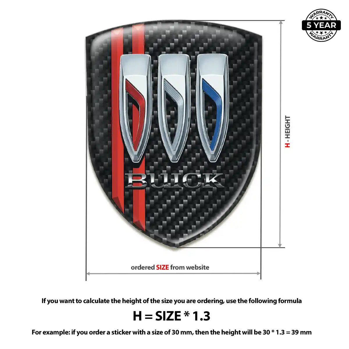 Buick Silicone Badge Deluxe Edition