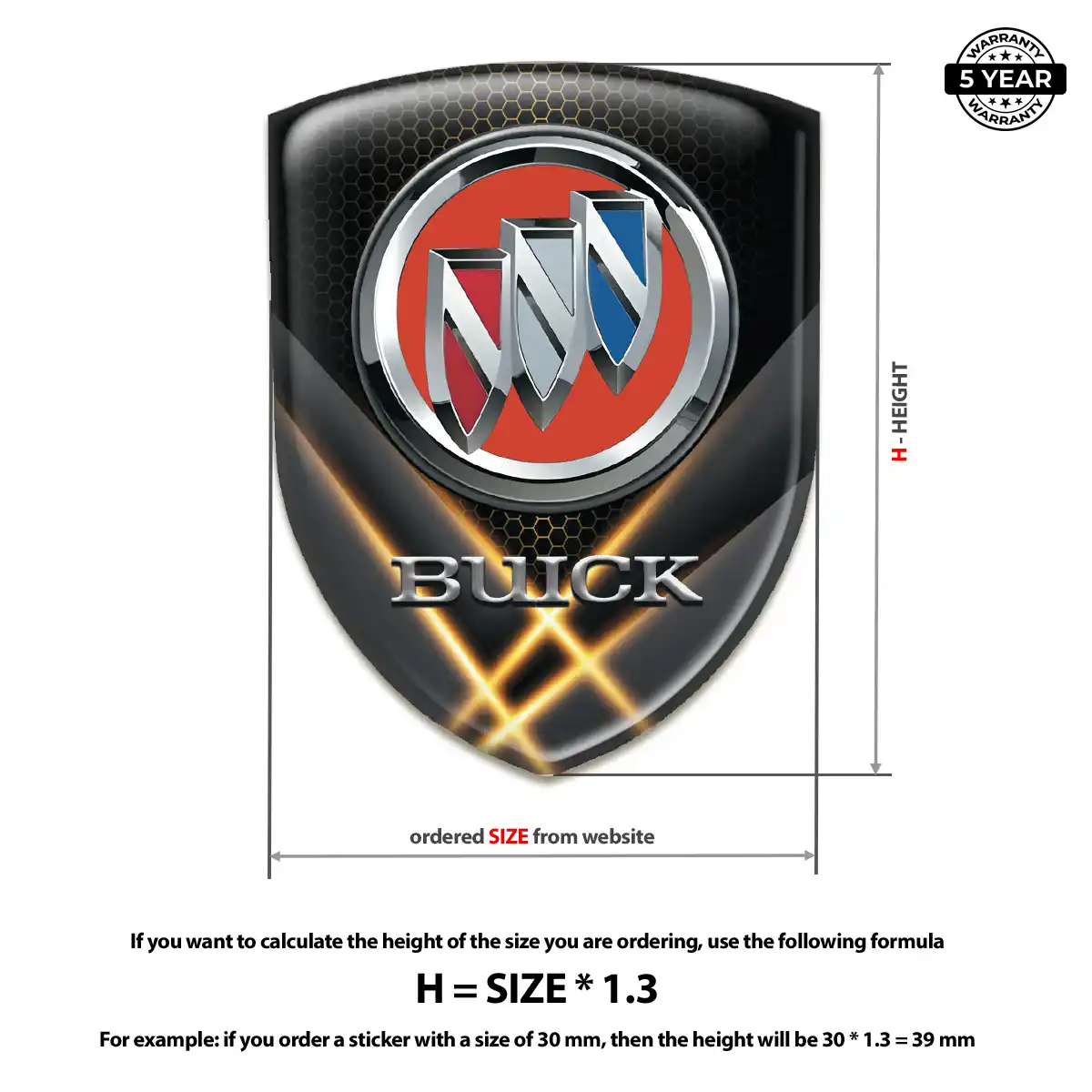 Buick Silicone Badge Noble Edition
