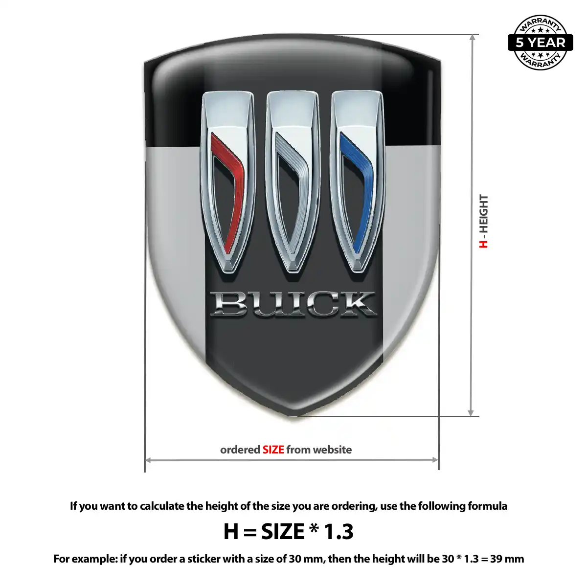 Buick Silicone Emblem Elite Edition