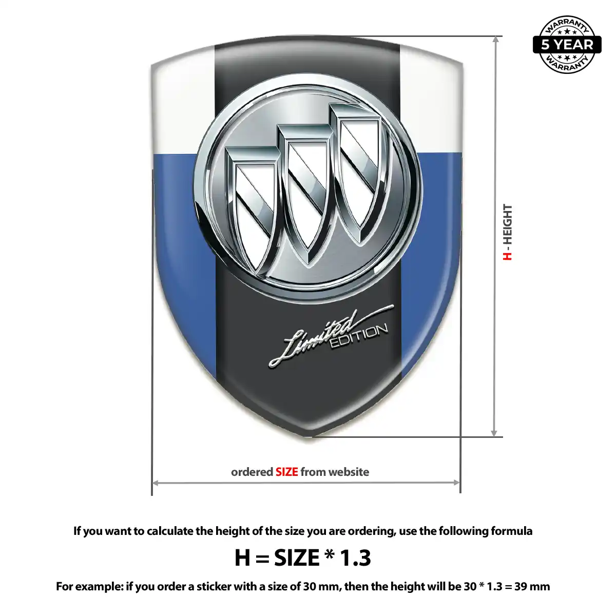Buick Silicone Emblem Interior Luxe