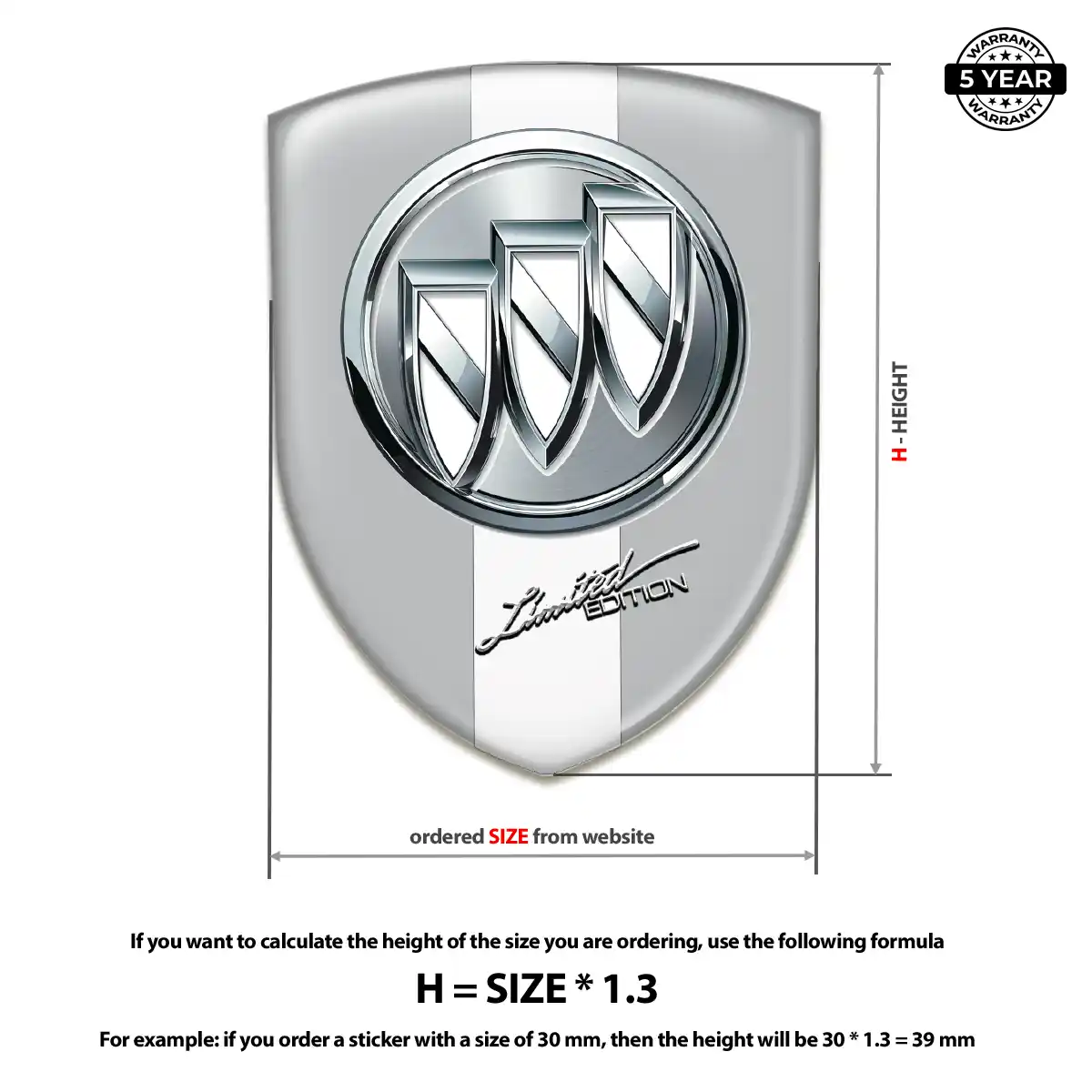 Buick Silicone Emblem Noble Edition