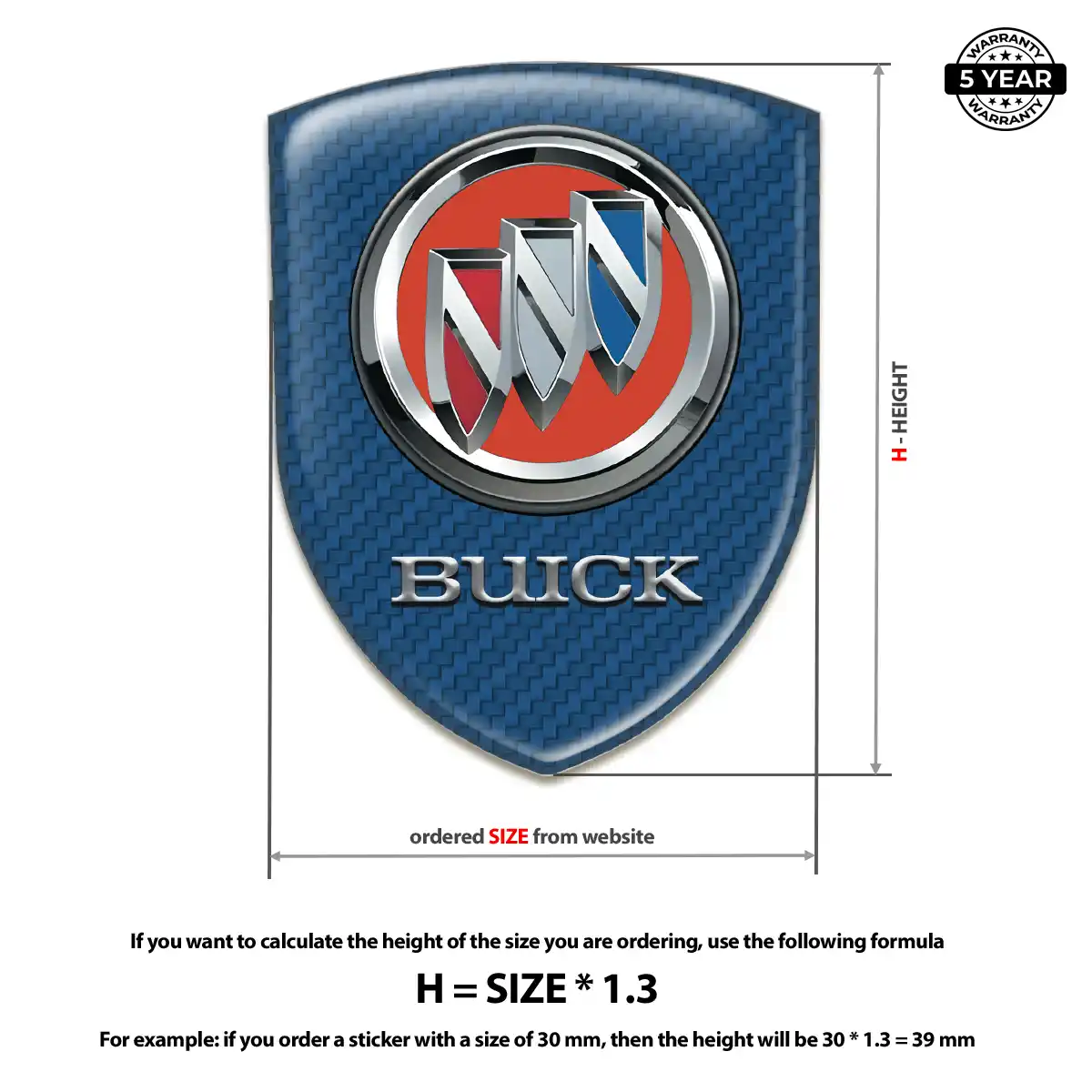 Buick Silicone Emblem Opulent Line