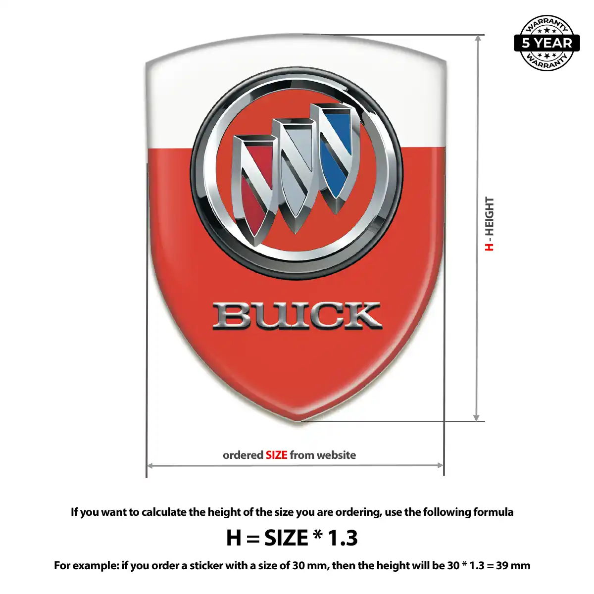 Buick Silicone Emblem Prestige Line