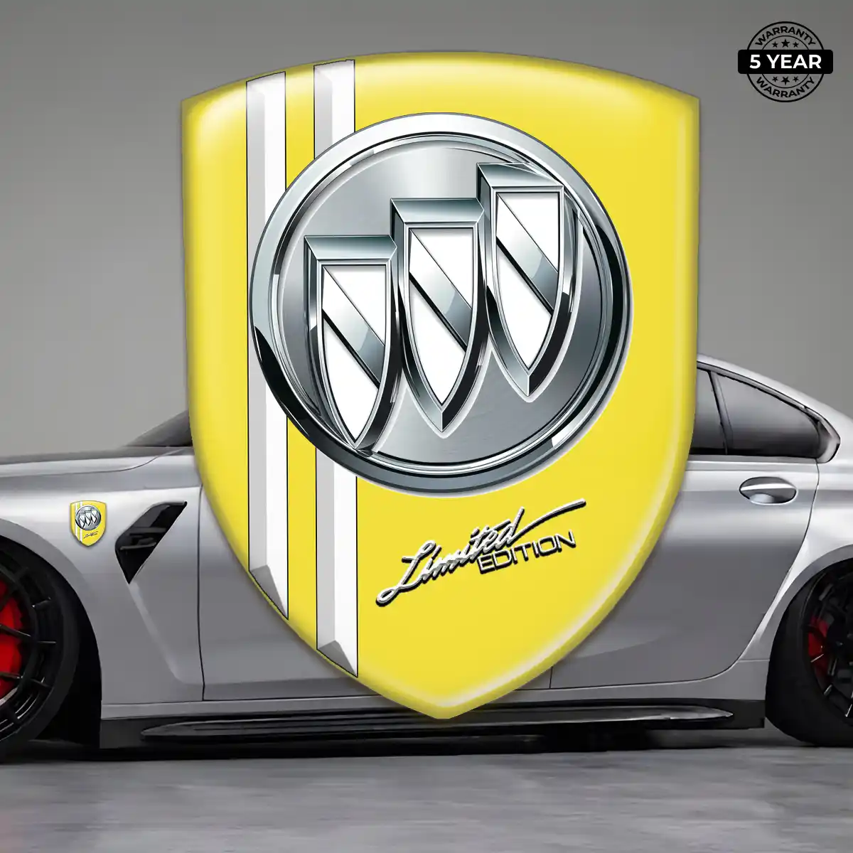 Buick Silicone Sticker Refined Design