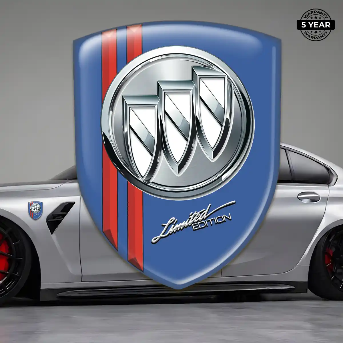 Buick Silicone Sticker Sleek Style