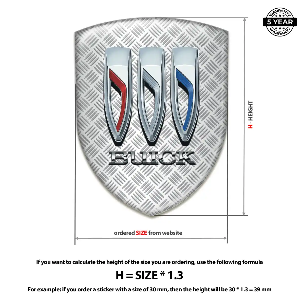 Buick Sticker Prime Quality