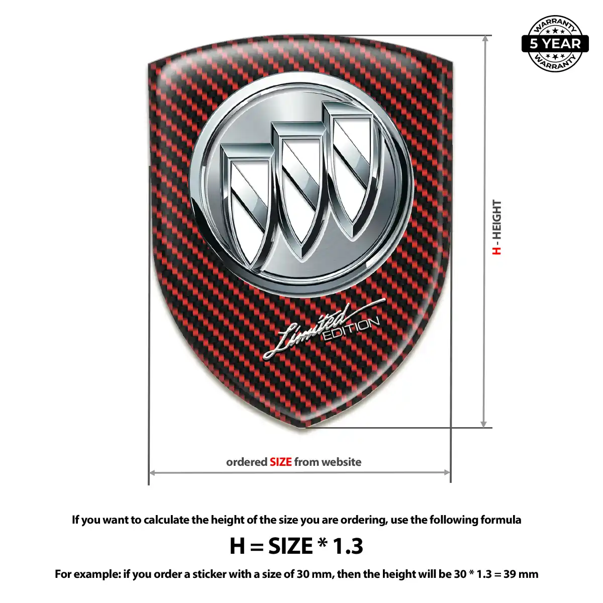 Buick Sticker Refined Design