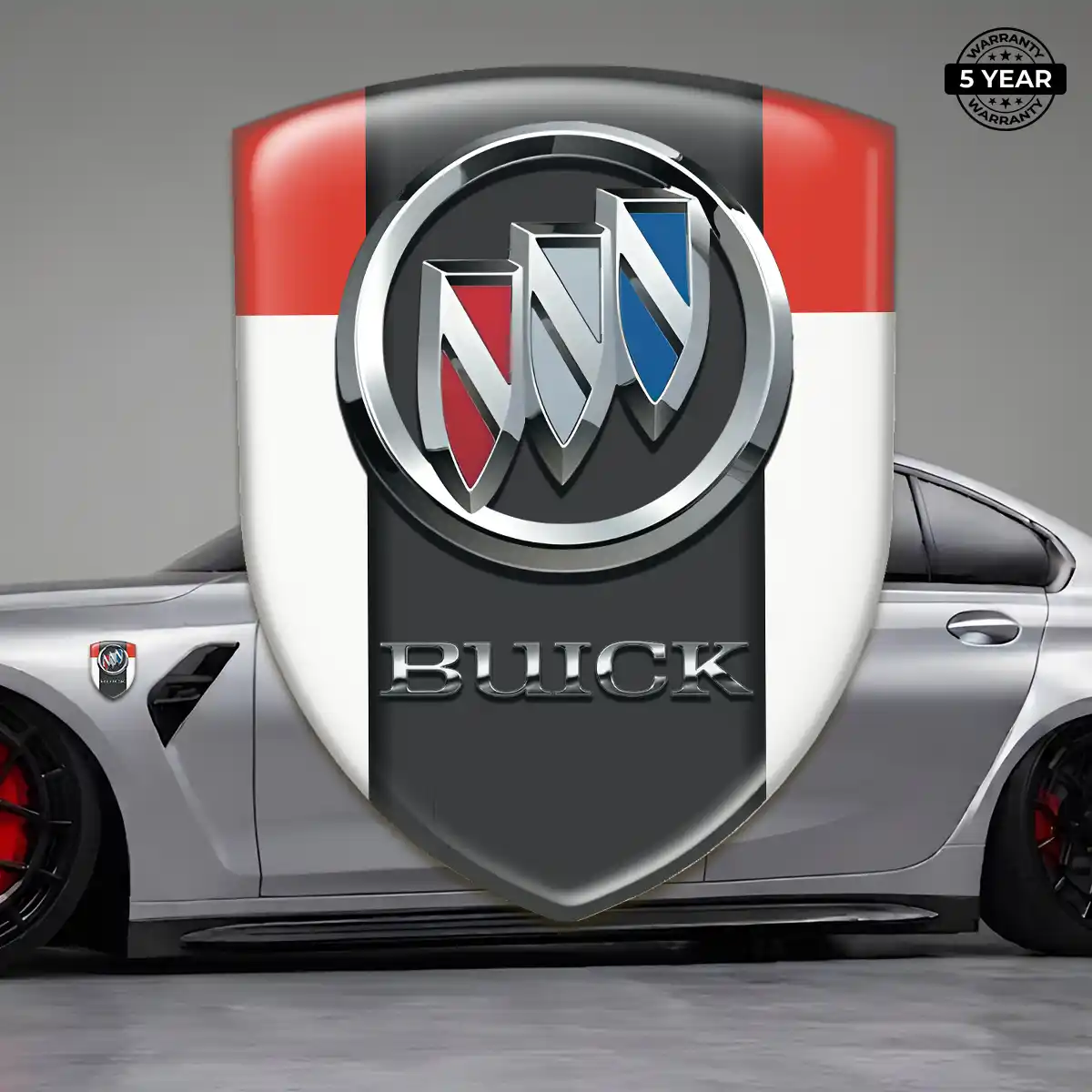 Buick Vehicle Logo Sticker Premium Dome