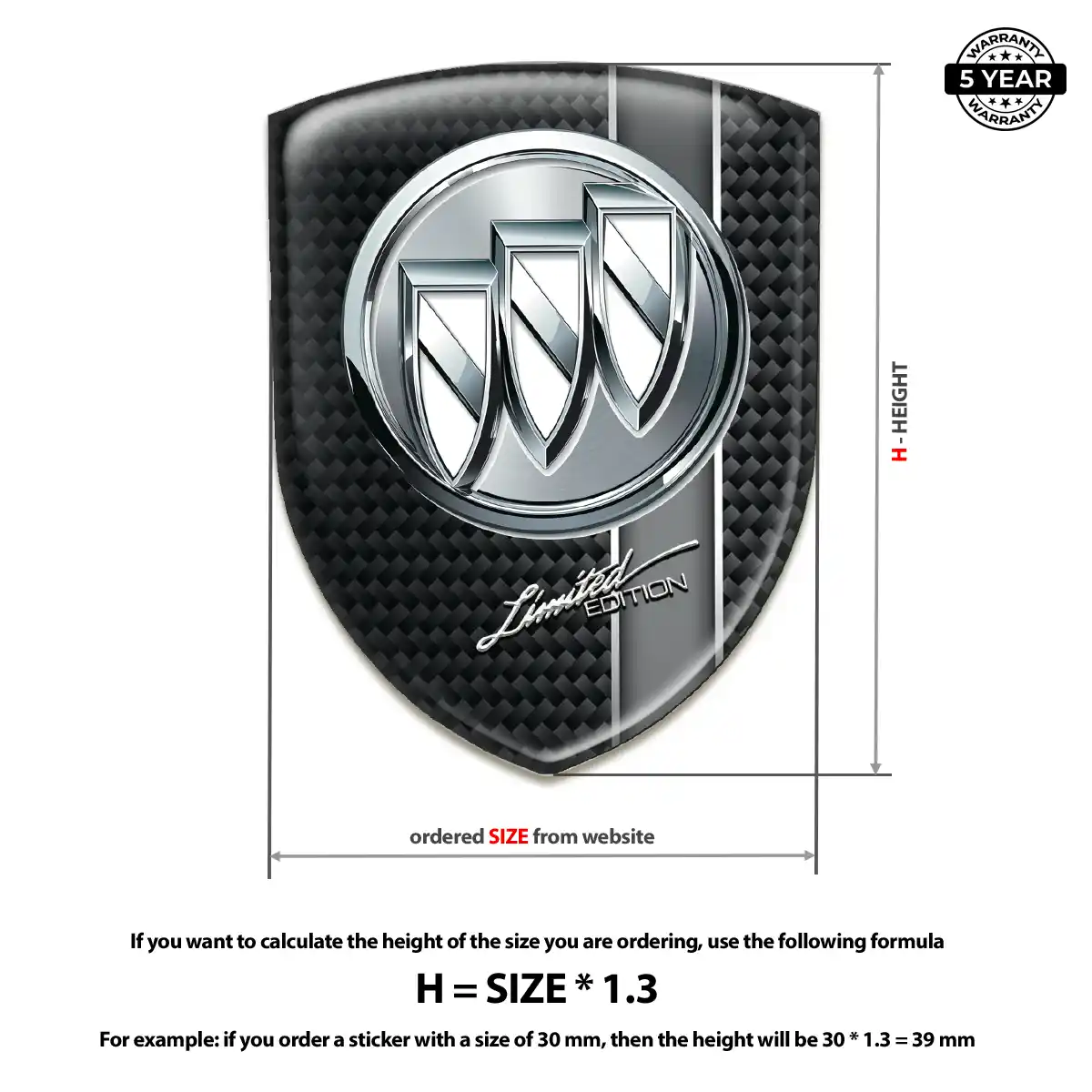 Buick Vehicle Logo Sticker Superior Craft