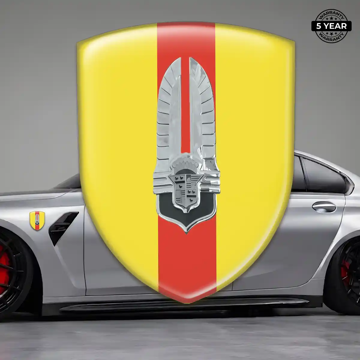 Cadillac 3D Badge Sticker Interior Elegance