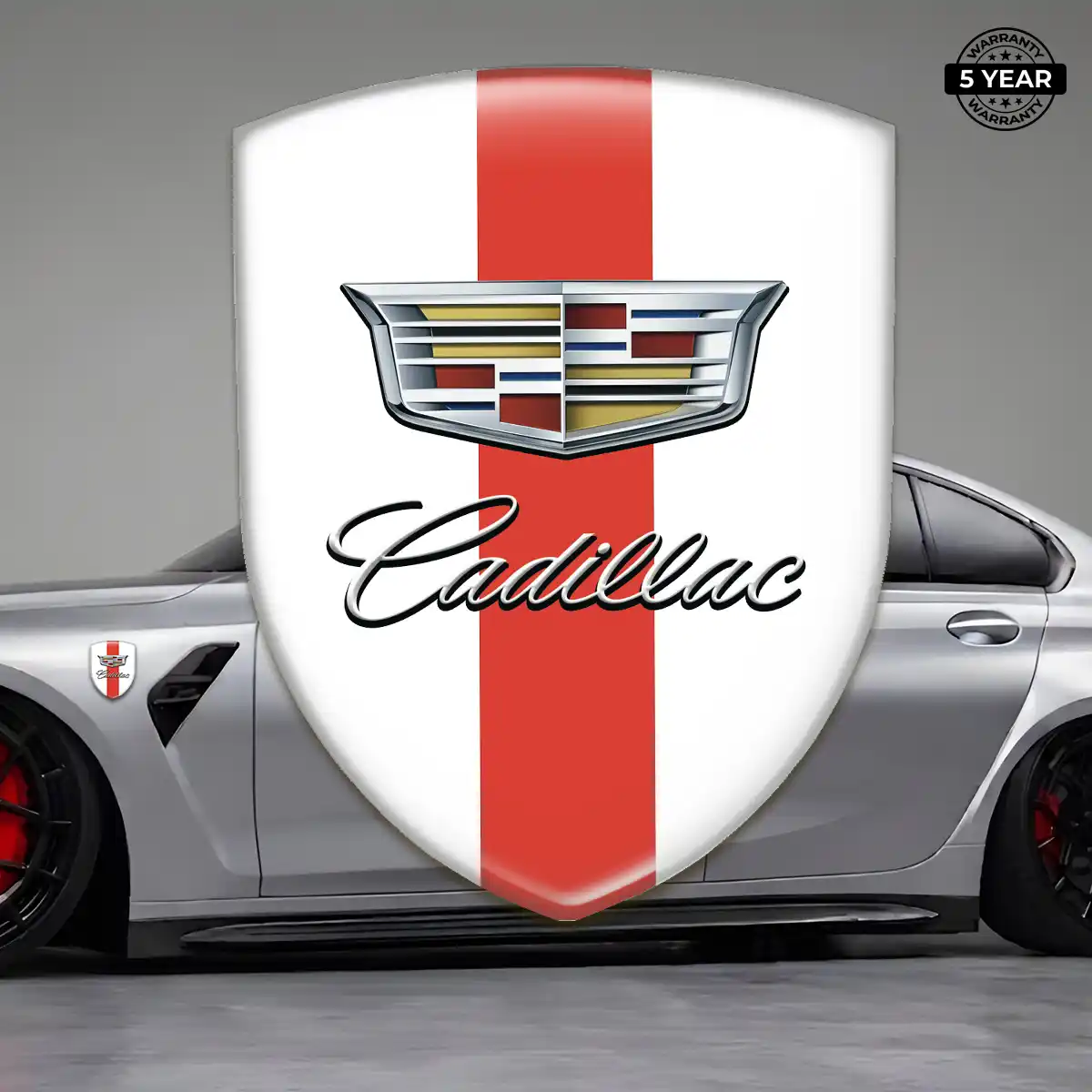 Cadillac 3D Badge Sticker Noble Edition