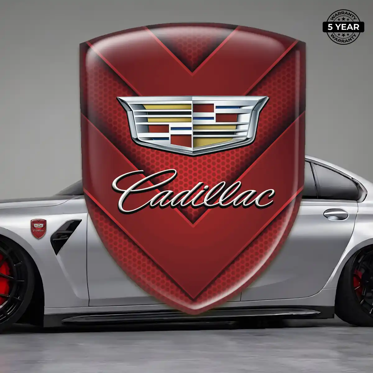 Cadillac 3D Badge Sticker Opulent Line