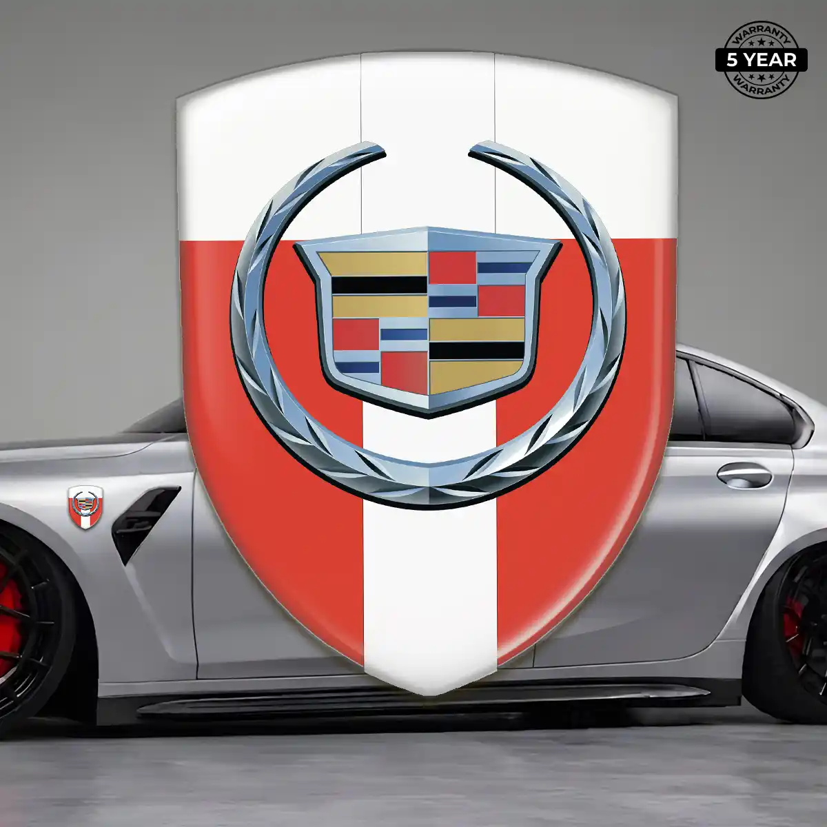 Cadillac 3D Badge Sticker Performance Style