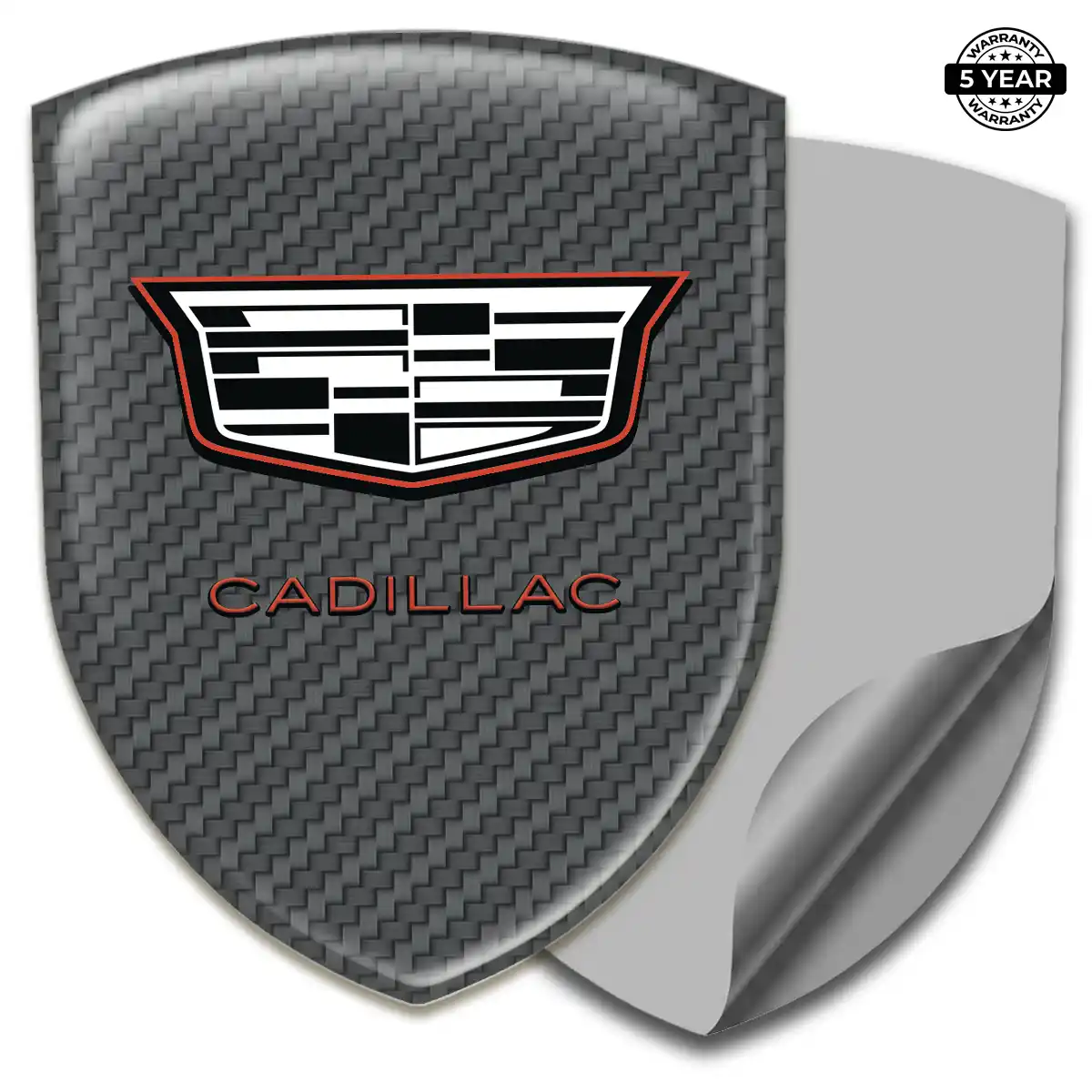 Cadillac 3D Badge Sticker Sleek Style