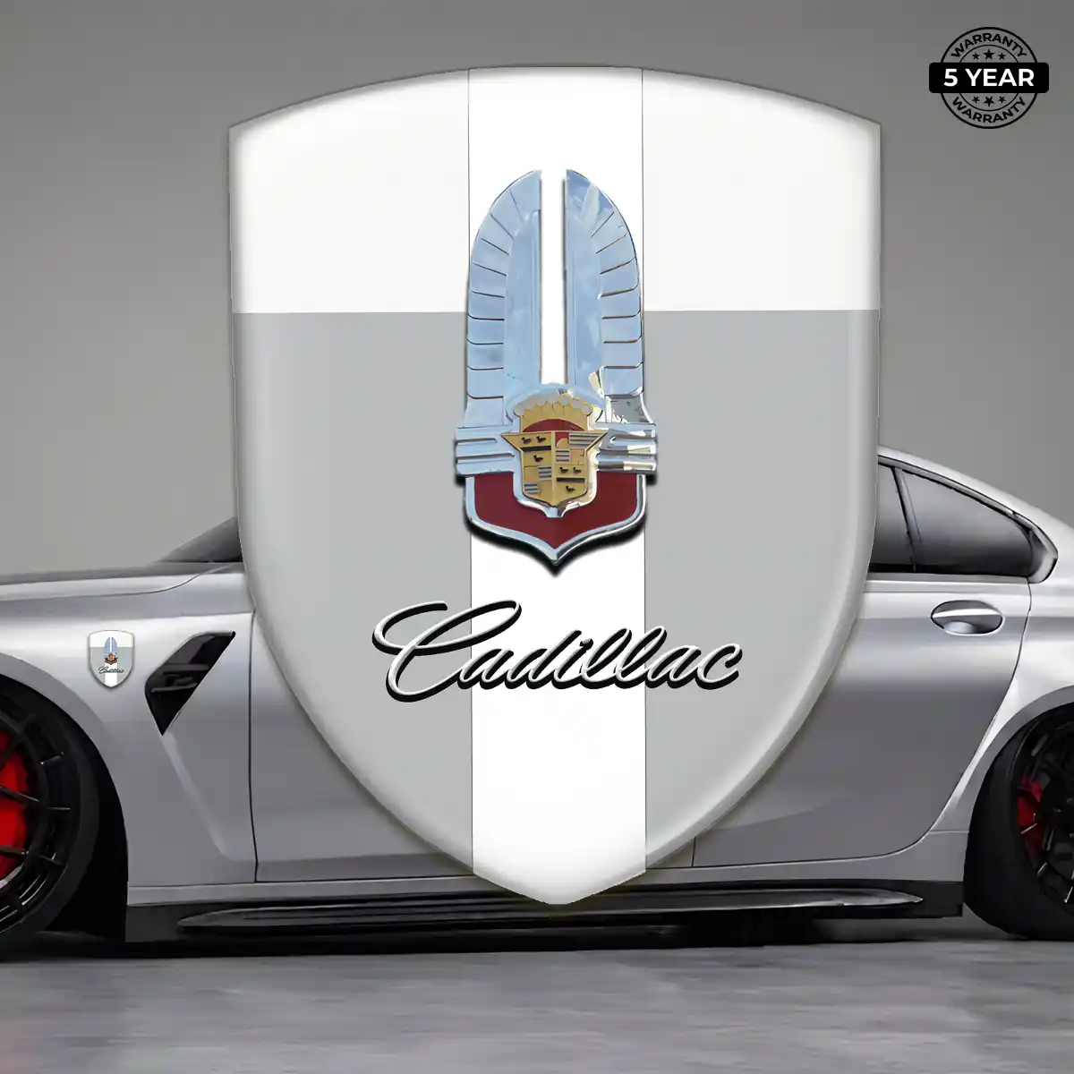 Cadillac 3D Domed Sticker Cabin Style