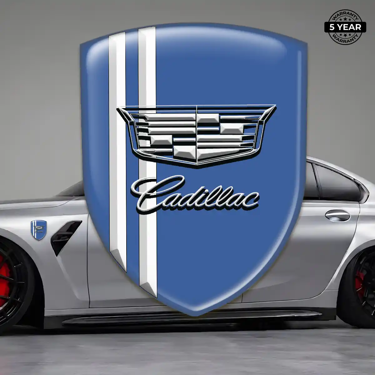 Cadillac 3D Domed Sticker Deluxe Edition