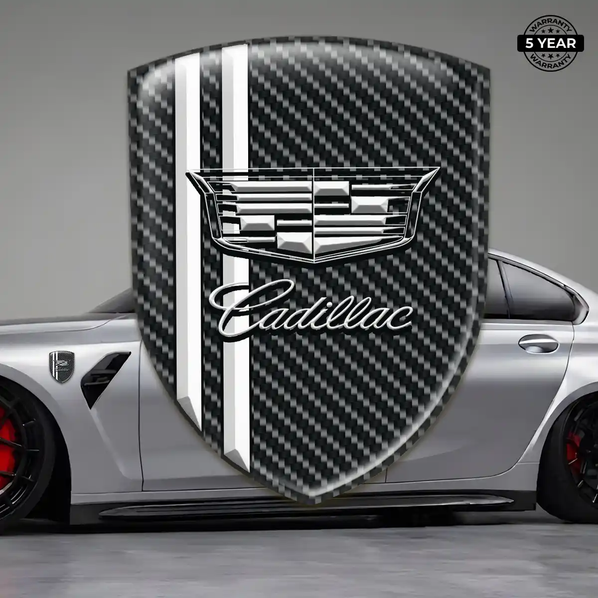 Cadillac 3D Domed Sticker Elite Edition