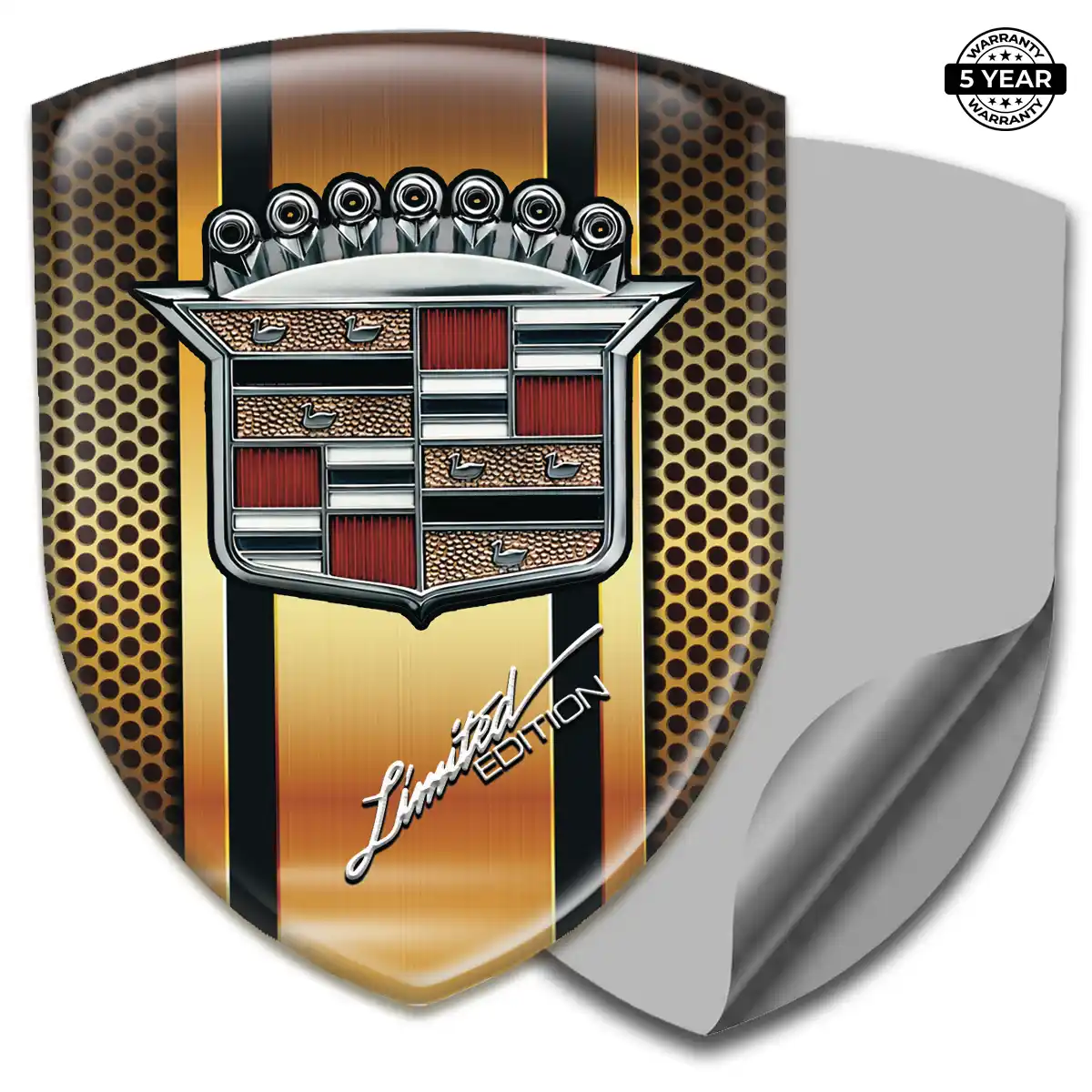 Cadillac 3D Domed Sticker Opulent Line