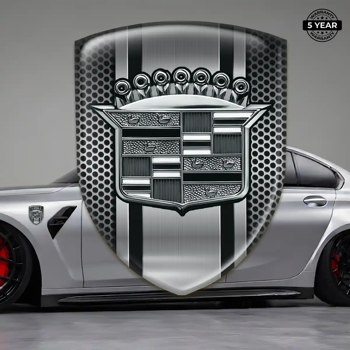 Cadillac 3D Domed Sticker Outer Style
