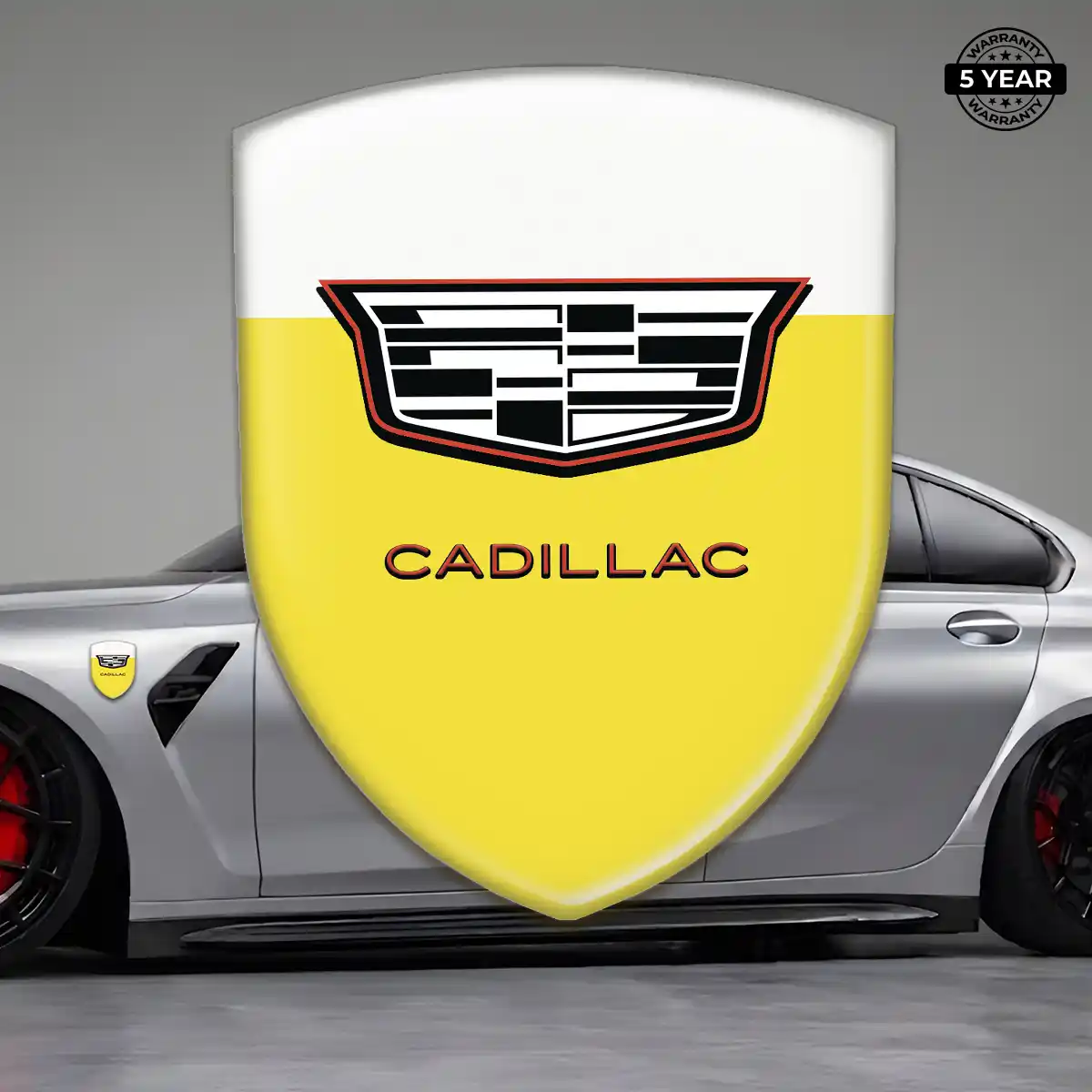 Cadillac 3D Domed Sticker Performance Style