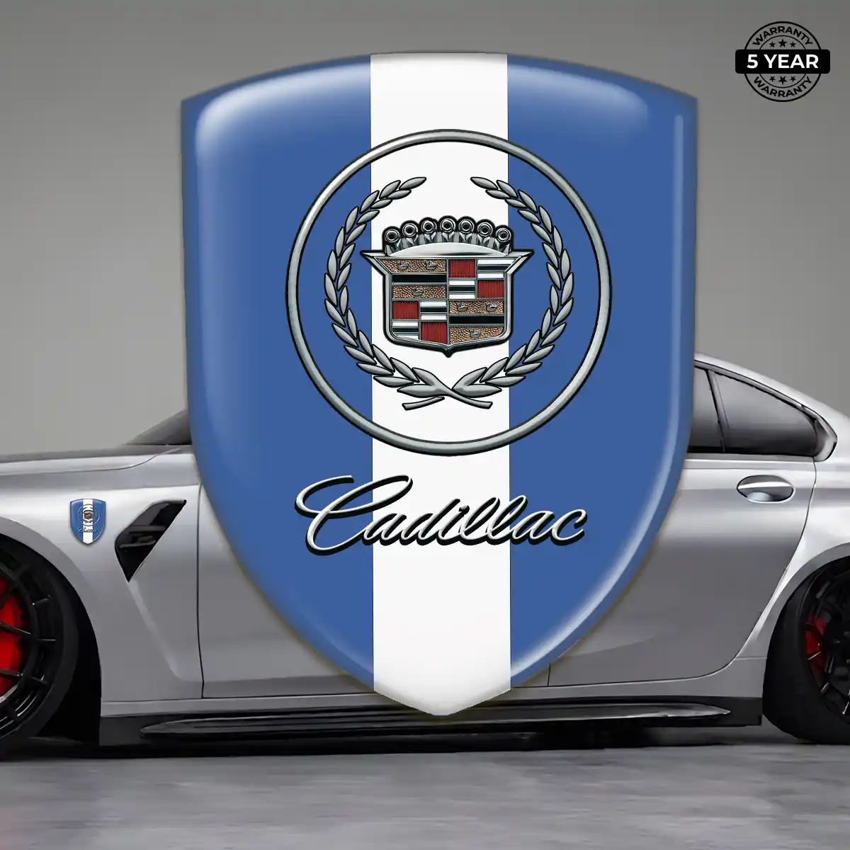 Cadillac 3D Domed Sticker Sport Tuning
